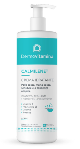 DERMOVITAMINA Calmilene Crema Idratante Pelle Secca, Sensibile, Arrossata 500ml